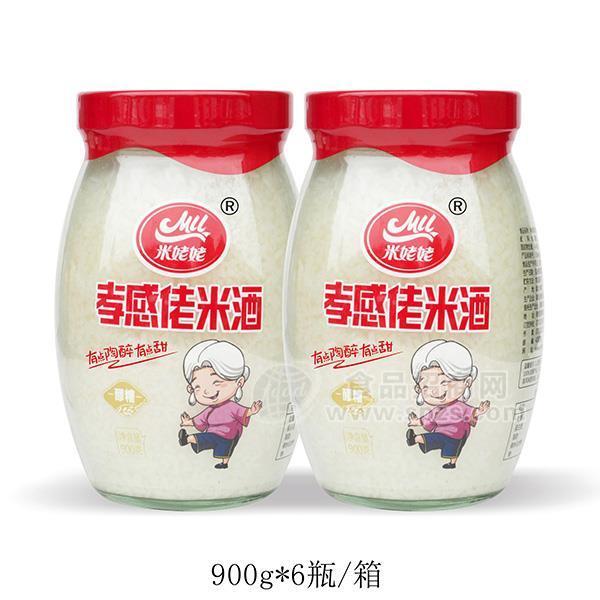 米姥姥孝感佬米酒900gx6瓶 