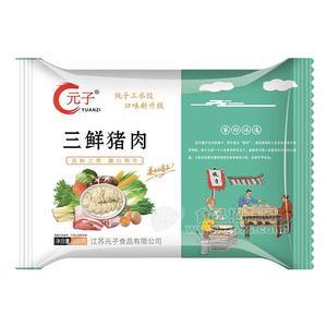 元子三鲜猪肉馅饺子速冻水饺500g