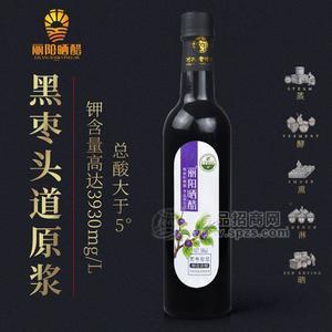 麗陽(yáng)曬醋黑棗醋調(diào)味品招商380ml