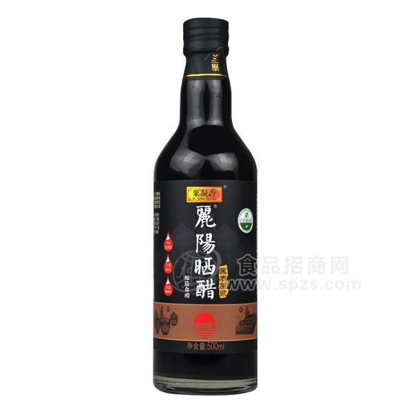 ·栗凝香麗陽晒醋黑枣原浆酿造食醋调味品招商500ml 