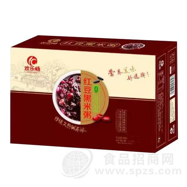 欢乐畅红豆黑米粥方便食品招商