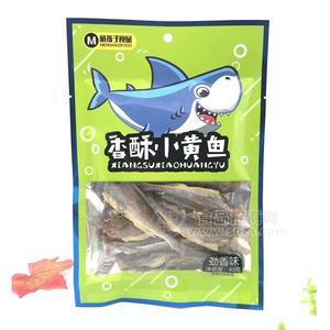萌孩子香酥小黄鱼休闲食品招商鱼干肉丝43g