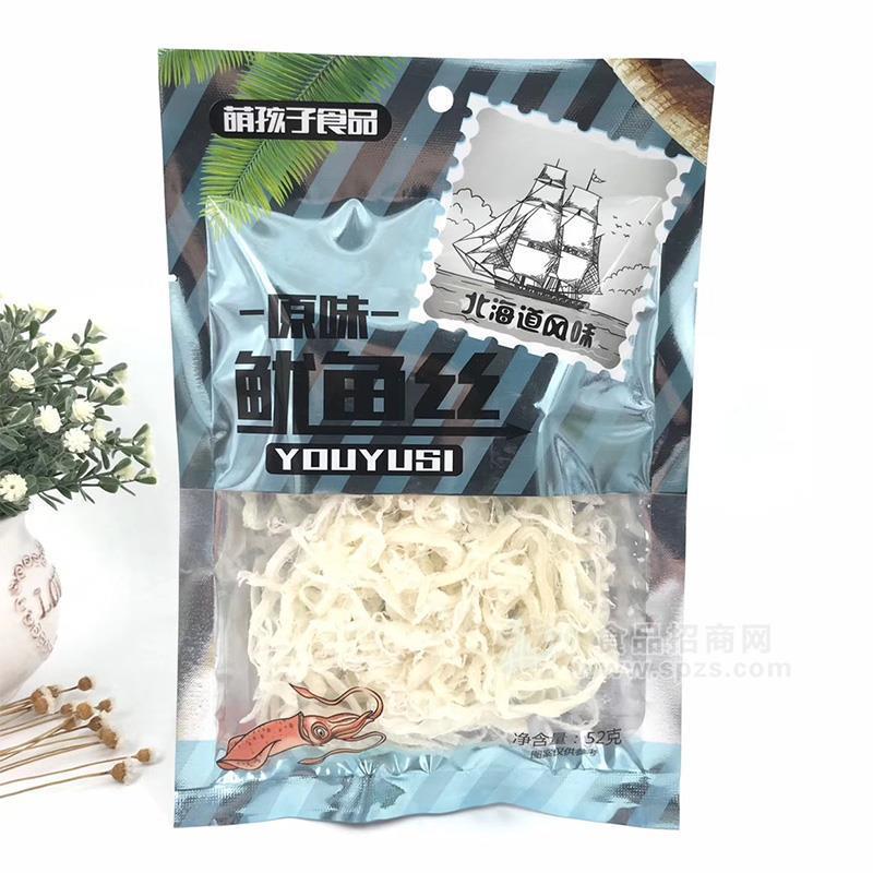 萌孩子原味鱿鱼丝休闲食品招商鱼干肉丝52g