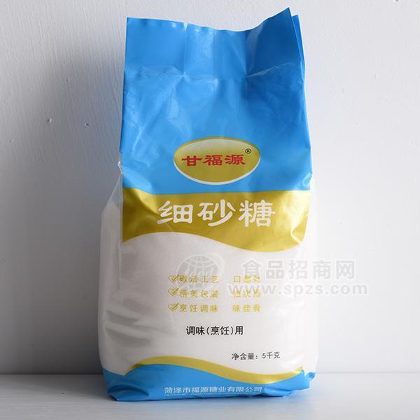 甘福源細(xì)砂糖調(diào)味品招商白糖5kg