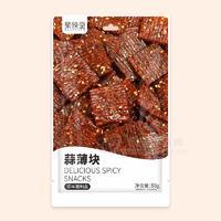 聚辣堂蒜薄块调味面制品辣条代理88g