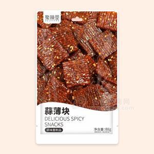 聚辣堂蒜薄塊調(diào)味面制品辣條代理88g