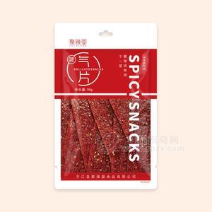 聚辣堂辣條脾氣片調(diào)味面制品辣片休閑食品98g