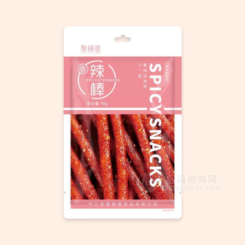 聚辣堂辣條香辣棒調(diào)味面制品98g