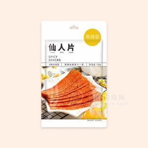 聚辣堂仙人片調(diào)味面制品休閑食品辣片125g