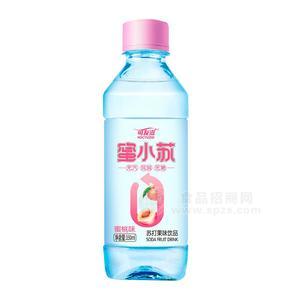 可友滋蜜小蘇蘇打果味飲品蜜桃味350ml