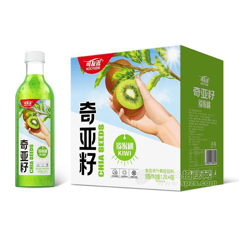 可友滋獼猴桃復(fù)合果汁果粒飲料1.25LX6瓶