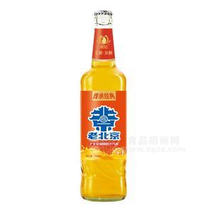 明姑老北京風(fēng)味橙汁汽水招商汽水碳酸果汁果味風(fēng)味飲料550ml