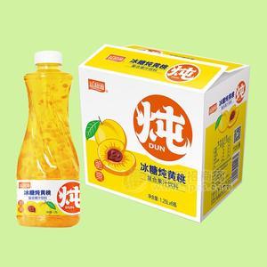 益和源冰糖炖黄桃复合果汁饮料1.25X6瓶