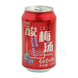 汾濱酸梅湯復(fù)合果汁飲料招商310ml