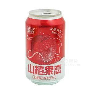 汾濱山楂果戀山楂復(fù)合果汁飲料招商310ml