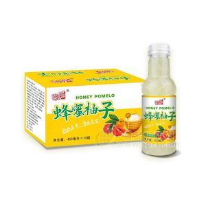 道源湖蜂蜜柚子椰果风味饮料招商450mlx15瓶