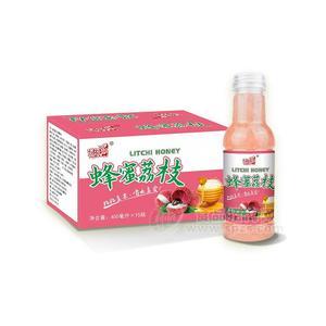 道源湖蜂蜜荔枝椰果風味飲料招商450mlx15瓶