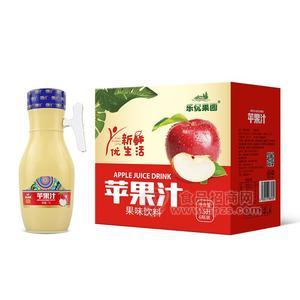 乐优果园苹果汁果味饮料把手瓶装招商1.5L×6瓶