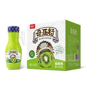 星陽光奇亞籽獼猴桃果汁飲料招商1.5L×6瓶