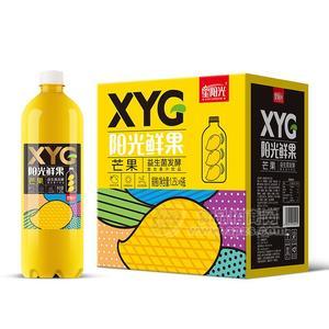 星陽光陽光鮮果芒果益生菌發(fā)酵復(fù)合果汁飲品招商1.25L×6瓶