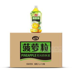 情之潤菠蘿粒風(fēng)味飲料招商1L×10瓶