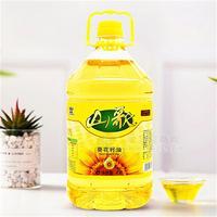 山歌葵花油5L壓榨葵花籽油一級清香葵花油團(tuán)購批發(fā)招商