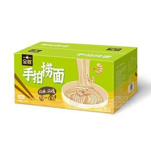 金蝶手拍撈面非油炸餅形面條招商4kg