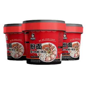 俏逗媽麻辣紅油肥牛味粉面方便食品招商170g