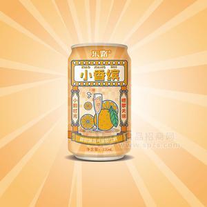 樂(lè)路小香檳甜橙味含氣碳酸飲料330ml