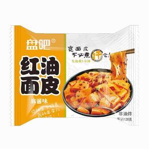 盘吧麻酱味红油面皮方便食品128g