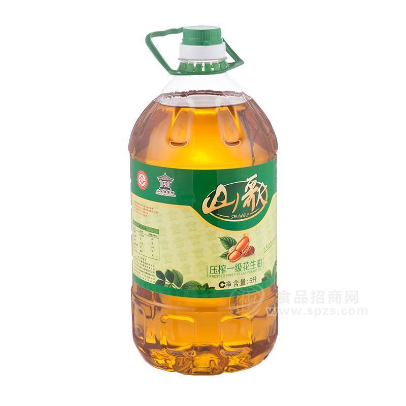 ·山歌压榨一级花生油食用油招商5L 