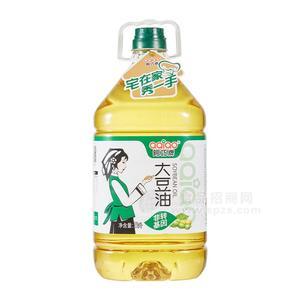 阿巧牌大豆油非轉基因食用油招商5L