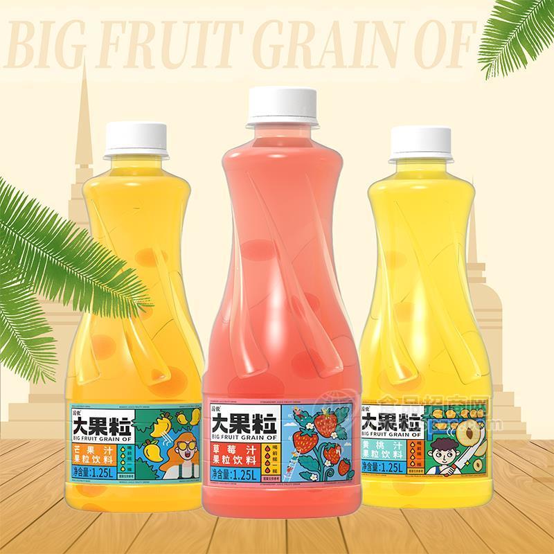 ·国傲大果粒果汁饮料1.25L 