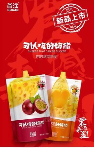 谷淦可以吸的奶酪芒果味自立袋装招商218g