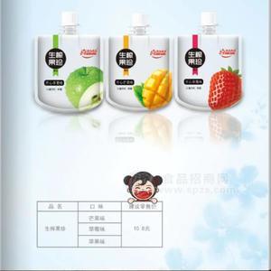 喜盈盈生榨果珍三種口味休閑食品稱重招商