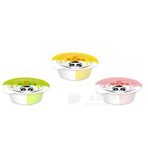 喜盈盈雙色果凍稱重三種口味休閑食品實圖招商