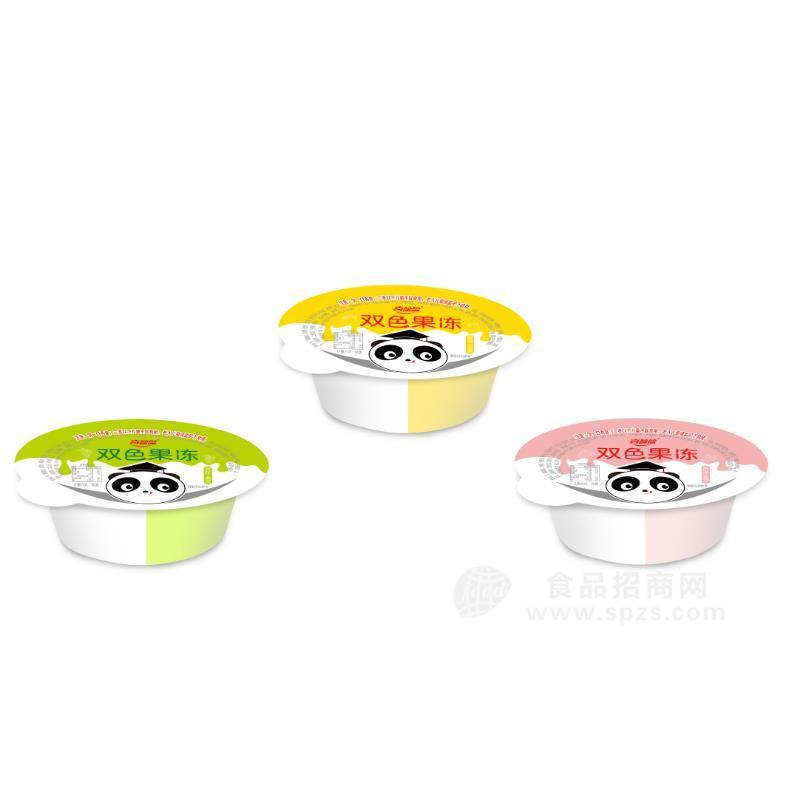喜盈盈双色果冻称重三种口味休闲食品实图招商