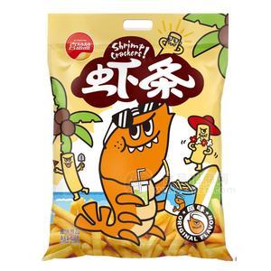 喜盈盈虾条原味膨化食品招商210g
