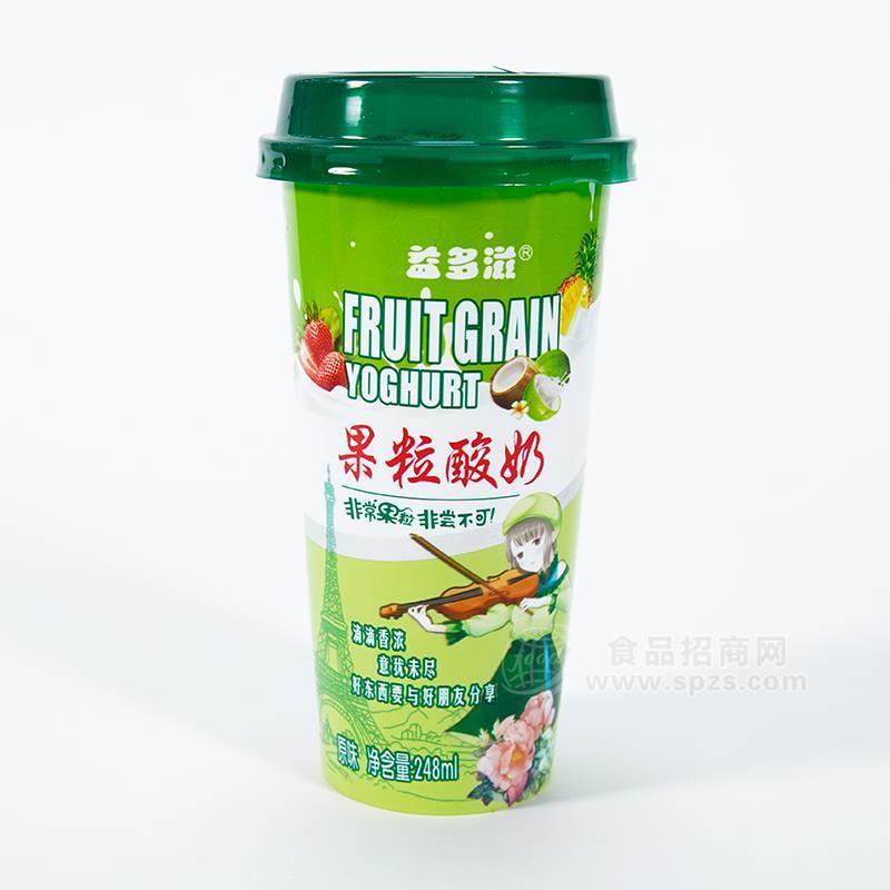 益多滋果粒酸奶原味酸奶招商248ml