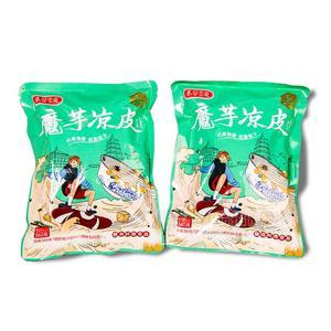 秦習(xí)雪魔魔芋涼皮膳食纖維方便食品招商360g