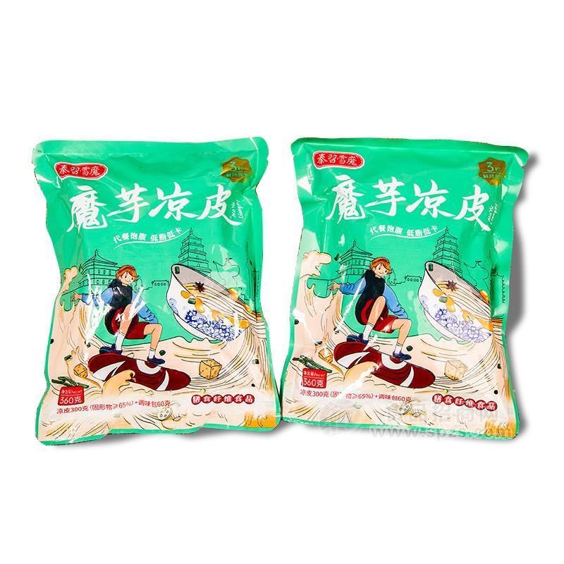 秦習(xí)雪魔魔芋涼皮膳食纖維方便食品招商360g