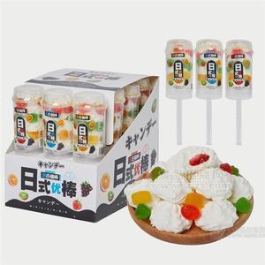 夾心棉花糖與水果味QQ糖 推著吃的棉花糖