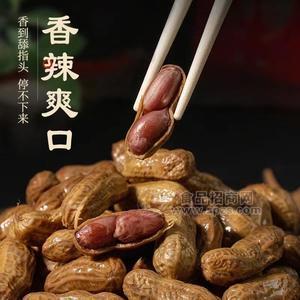 李老頭水煮香辣爽口花生休閑食品實圖招商