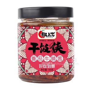 椒上飛番茄牛腩醬半固態(tài)復合調(diào)味醬辣椒醬招商180g