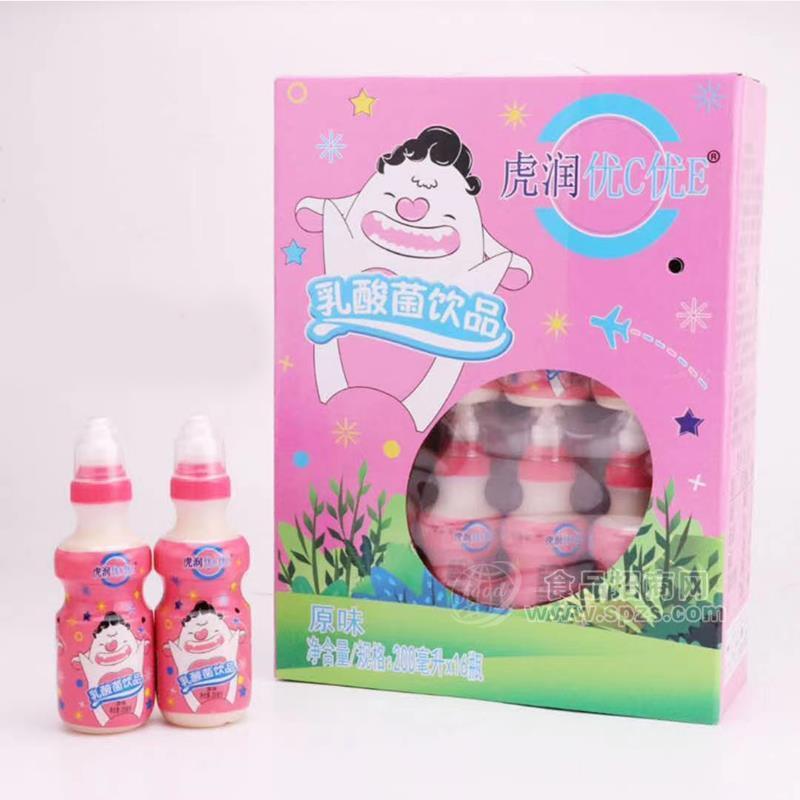 虎润优C优E乳酸菌饮品原味招商200mlX16瓶