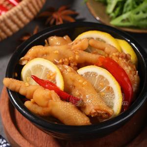 鄉(xiāng)吧佬鹵制品鳳爪休閑食品實(shí)物圖招商       