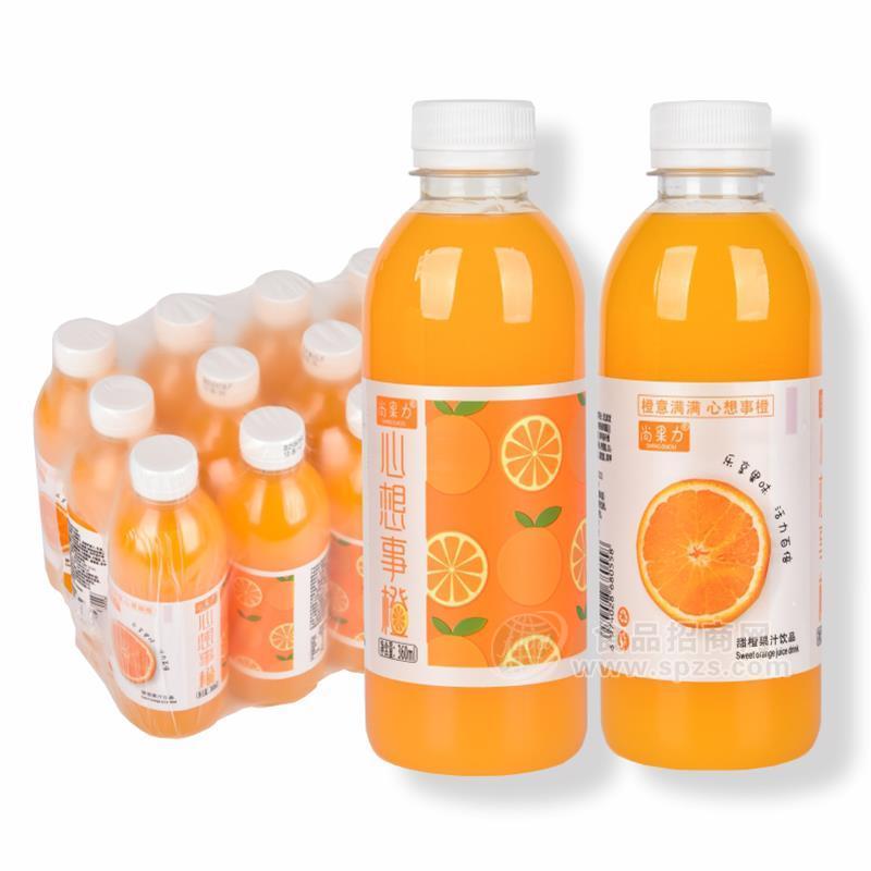 ·尚果力甜橙味360ml*12瓶果汁饮品果味饮料招商 