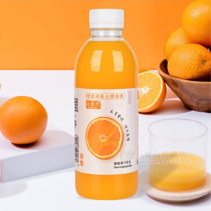 ·尚果力甜橙味果汁饮品果味饮料招商360ml*12瓶 