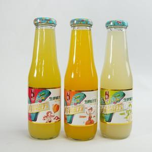 雯宁生榨橘汁、生榨梨汁、生榨桃汁果汁饮品招商330ml