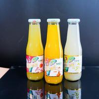 雯宁生榨梨汁、生榨桃汁、生榨桔子汁果汁饮料招商330ml